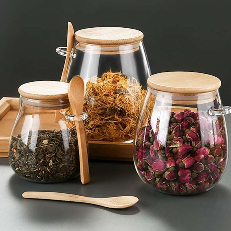 [Myoloy] Hermetic Containers For Food Storage Pots Glass Jar With Lid ...