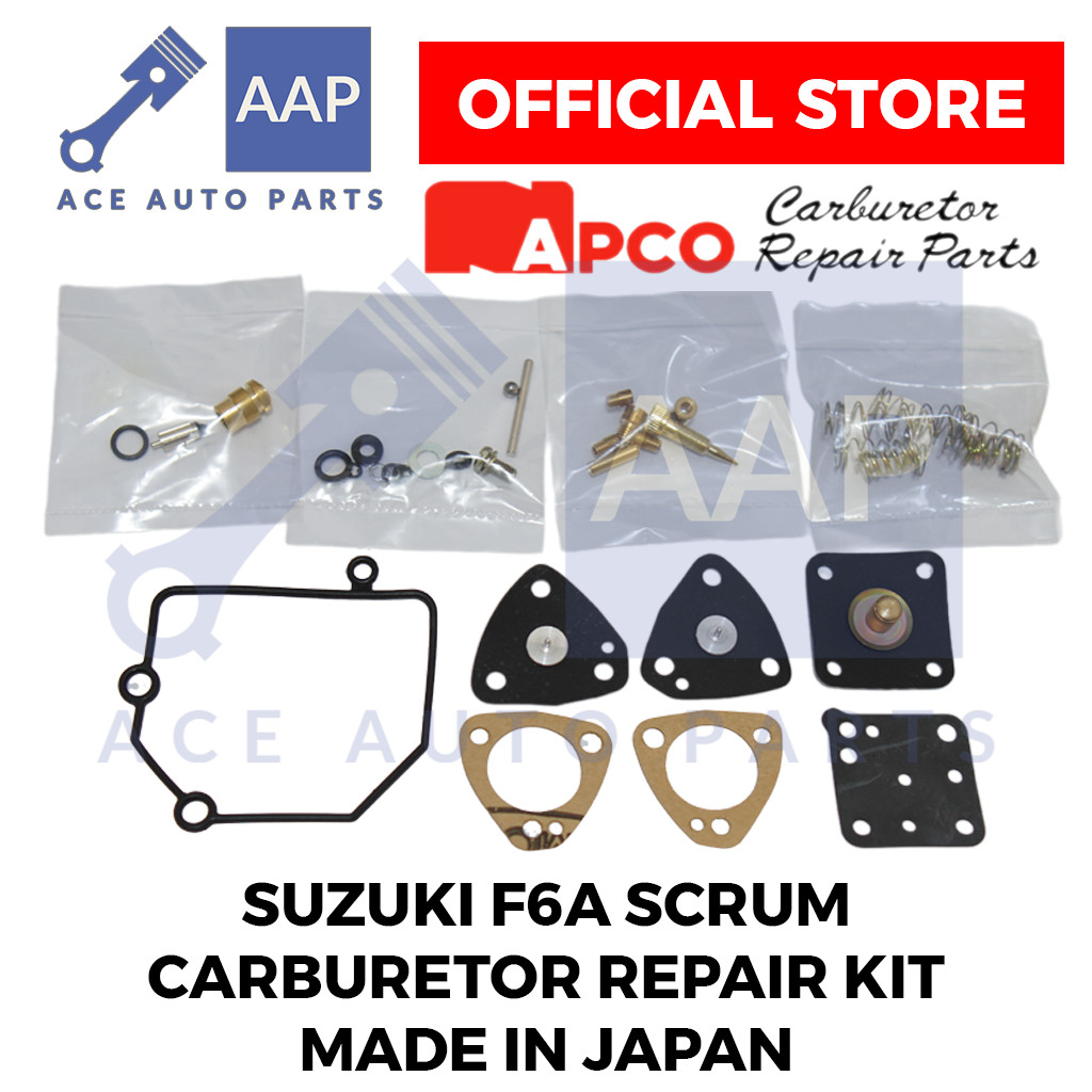 Suzuki Multicab F6A Scrum Carburetor Repair Kit NAPCO Made in Japan