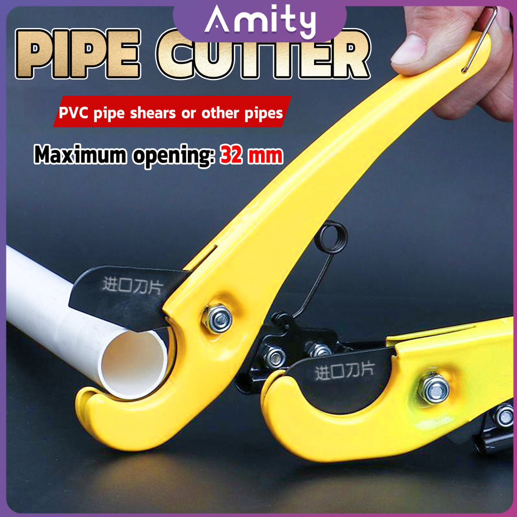 Amity 32mm PVC Pipe and Tubing Cutter PPR PE Scissor | Shopee Philippines