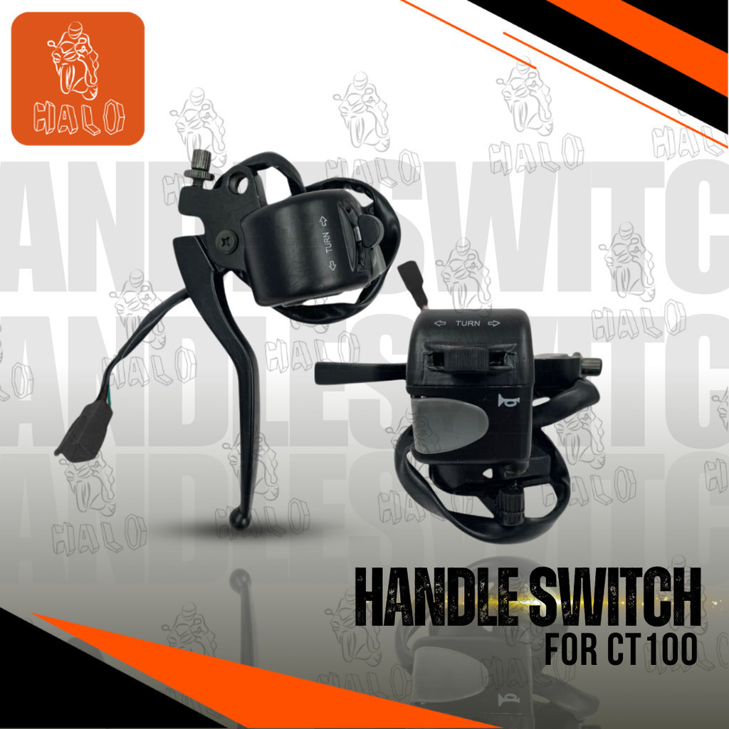[HALO MOTORS] MOTORCYCLE HANDLE SWITCH FOR CT100 | Shopee Philippines