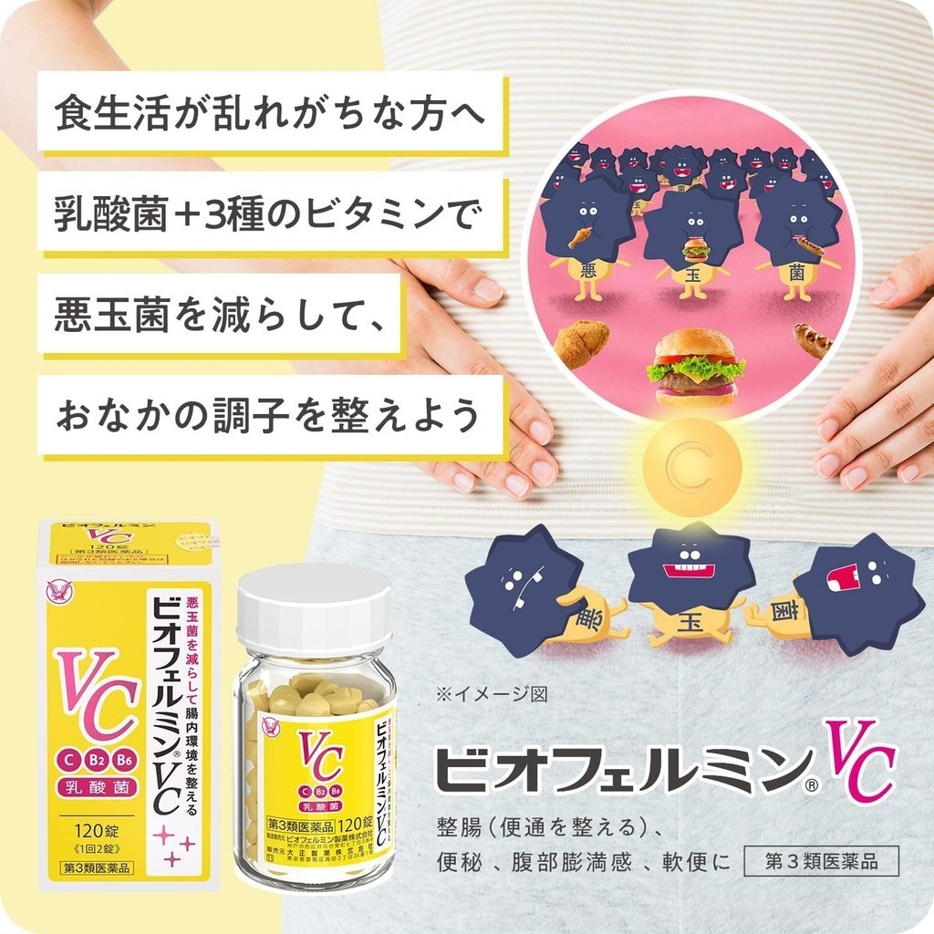 Biofermin VC 120/360 tablets【Direct from Japan】 | Shopee Philippines