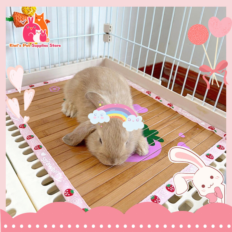 Rabbit Cooling Mat Special Nest Ice Mat Cartoon Bamboo Charcoal Rabbit ...