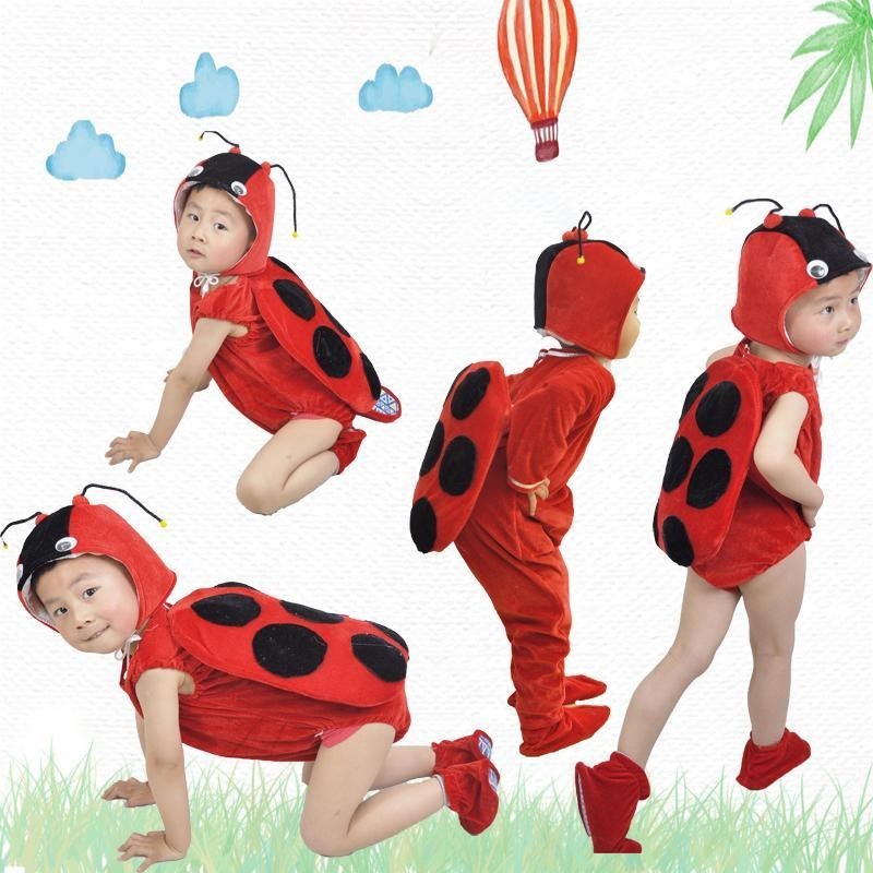 Kindergarten Animal Performance Costume Children's Seven-Star Ladybug ...