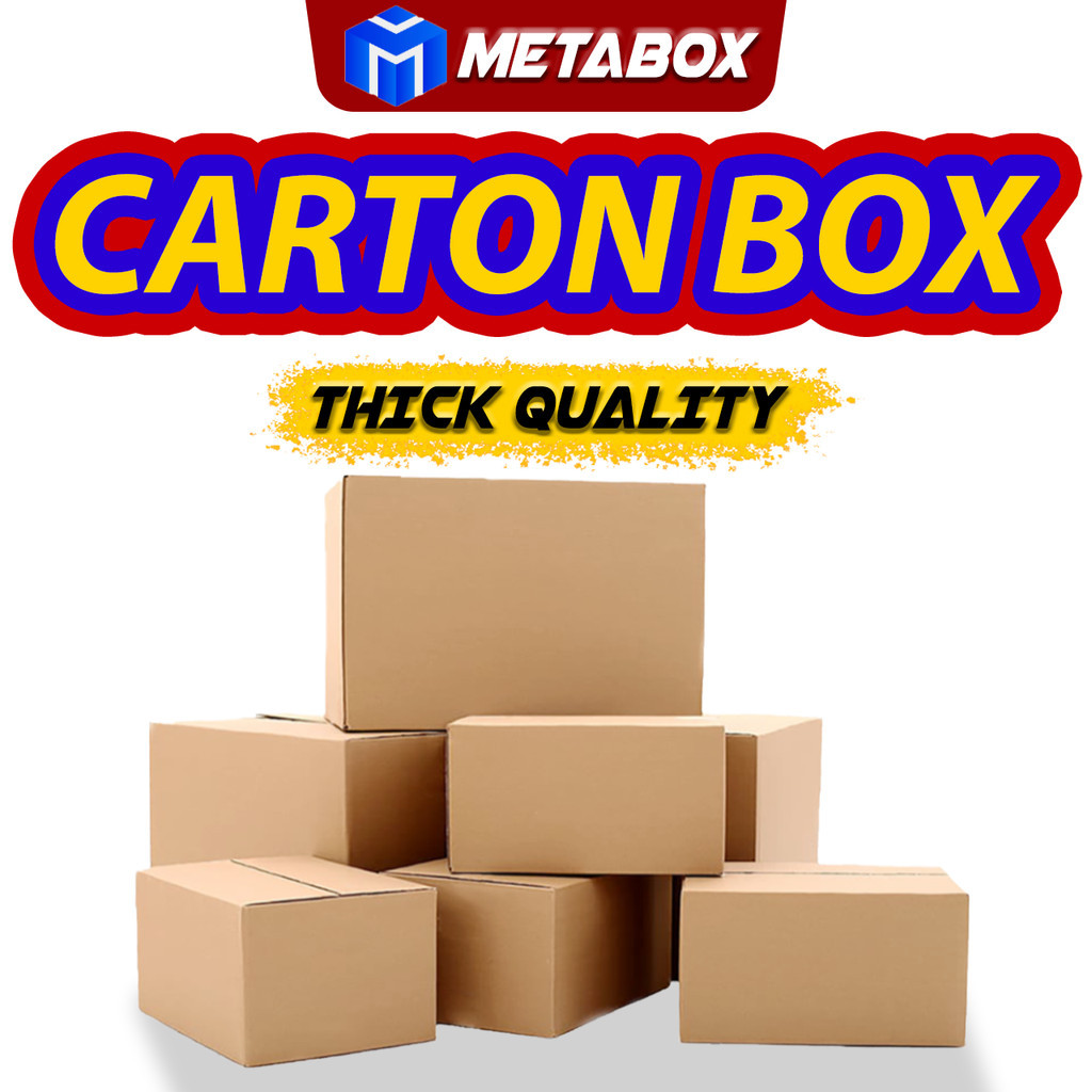 METABOX Kotak Carton Box Packaging Box Paper Box Small Box Parcel Box ...