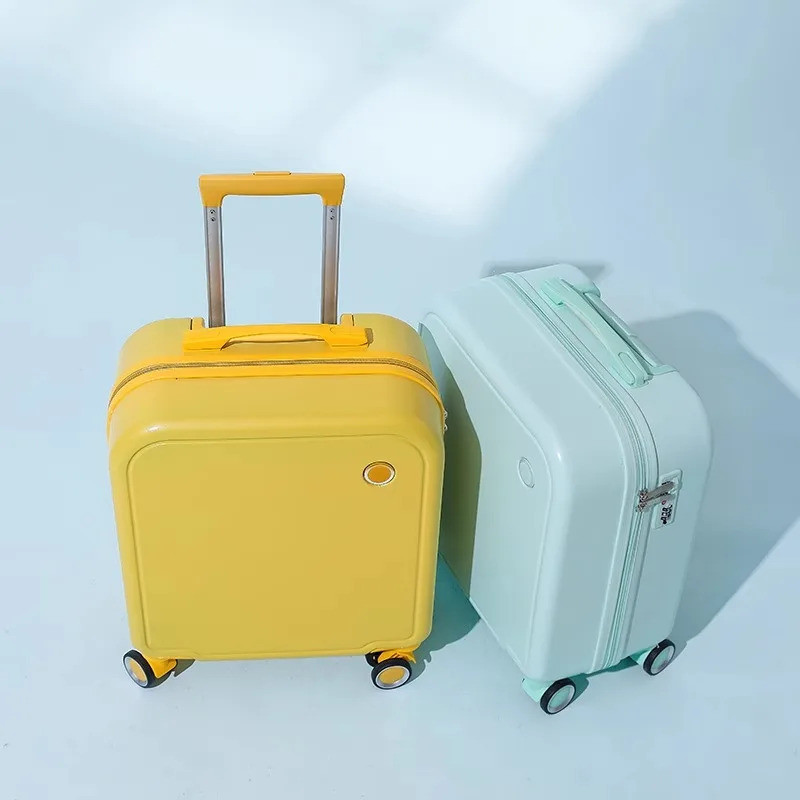18/20 Inch Lightweight Small Rolling Luggage Can Boarding Trolley ...