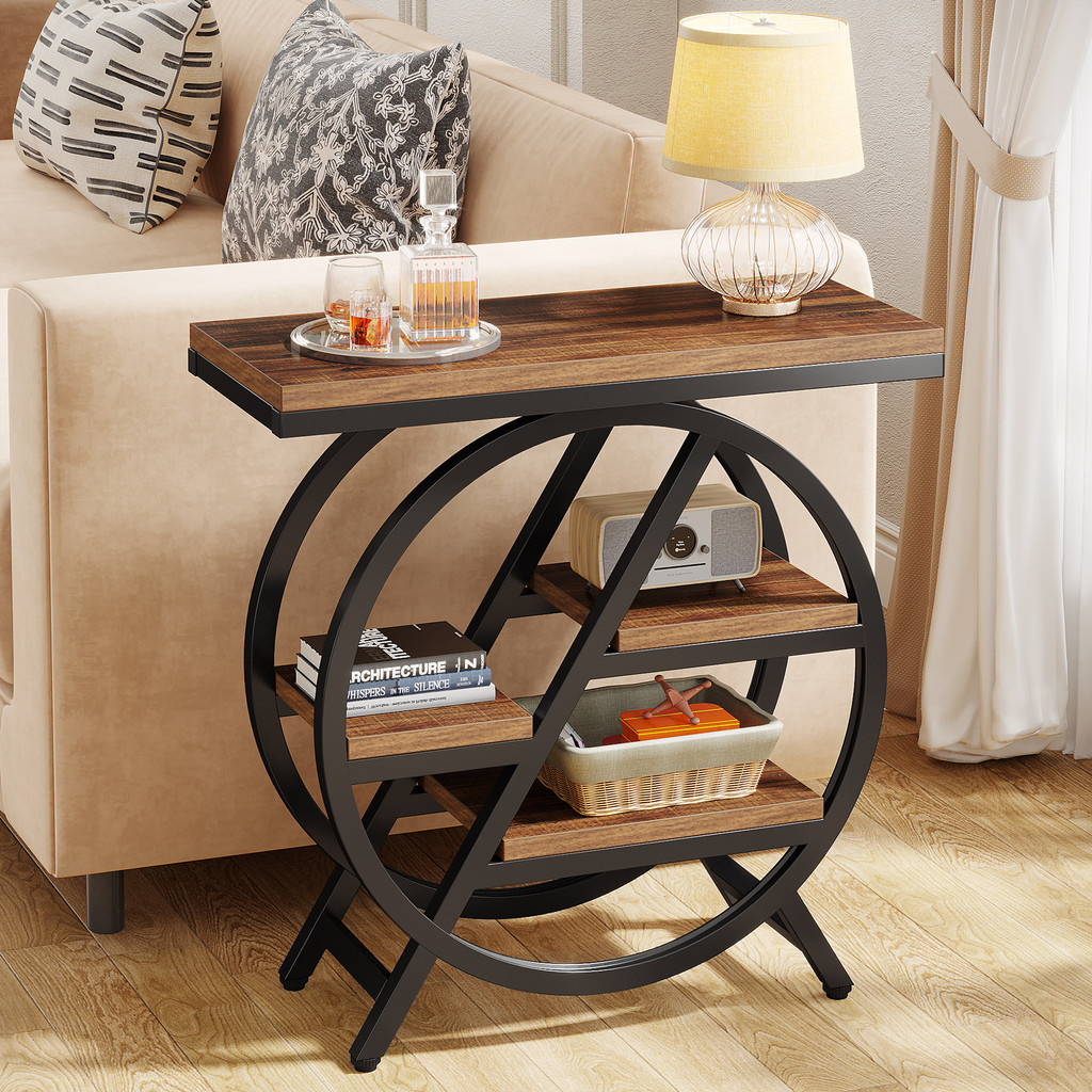 Side Table Retro Old Small Tea Table Home Living Room Coffee Table ...
