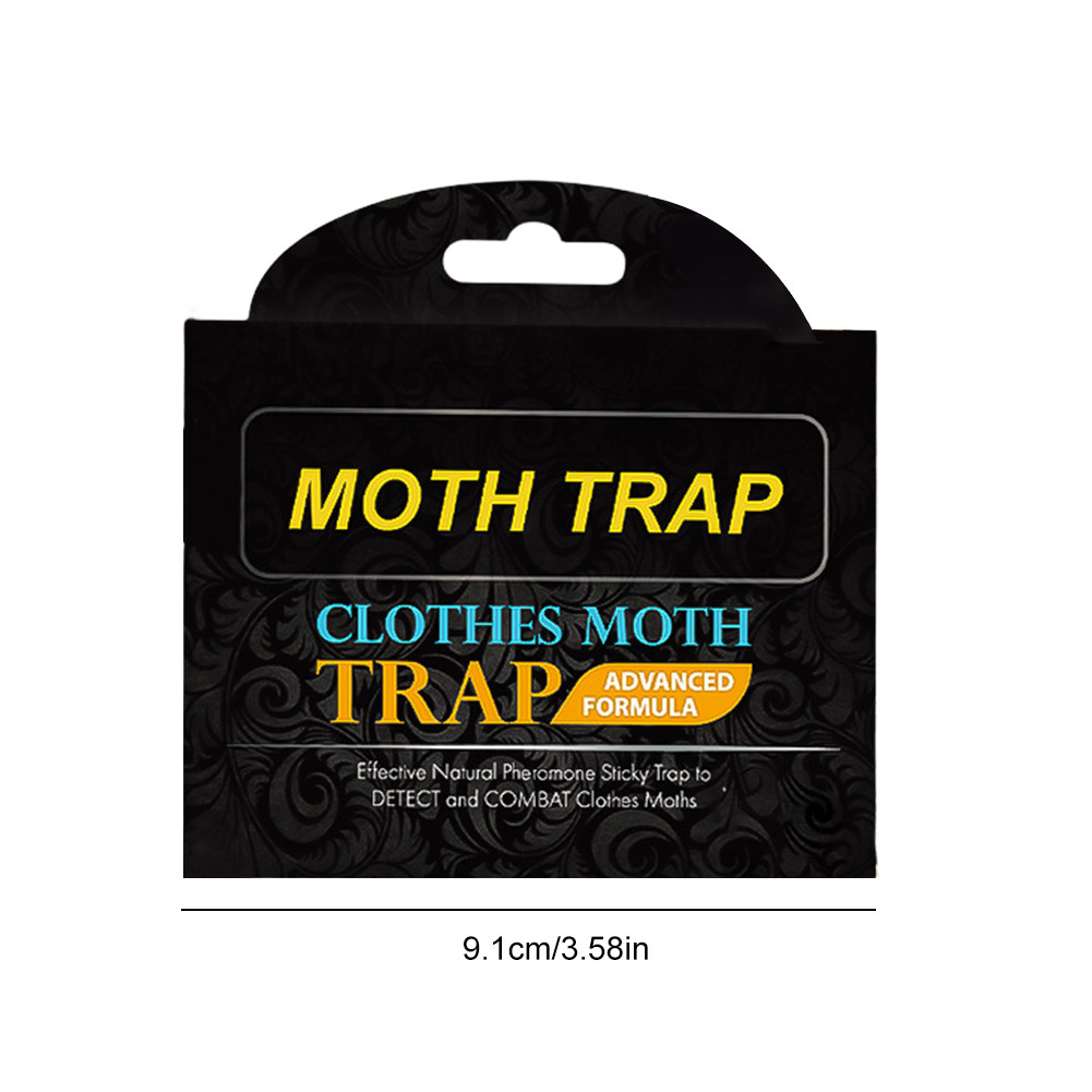 6Pcs Moth Pheromone Trap NonToxic Paste Sticky Glue Trap Safe for