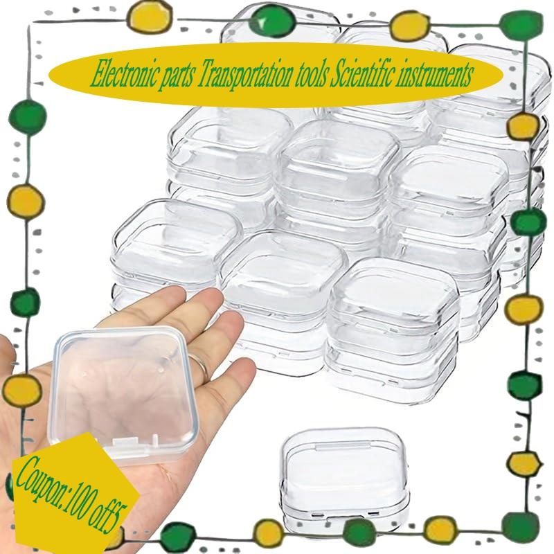 [tousandeoe4] 30 Packs Clear Small Plastic Containers Transparent ...