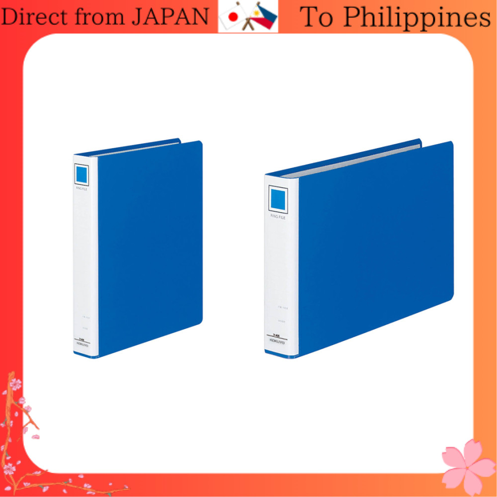 KOKUYO File Ring File PP Cover B5 Vertical Blue F-431B ,B5-S,B5-E,B6-E ...