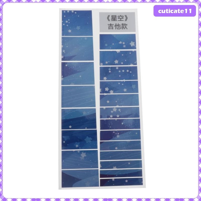 [Cuticate1] Novelty Guitar Inlay Sticker Fretboard Marker Fret Decal
