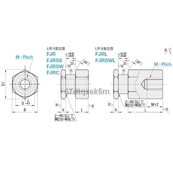 ๑ஐFJG floating joint internal thread type FJR5-0.8FJRL14-1.5 FJRC10-1. ...