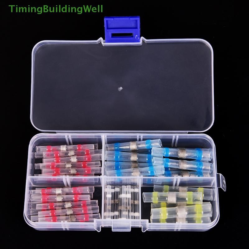 TBPH 50pcs Waterproof solder sleeve heat shrink tube wire terminal ...