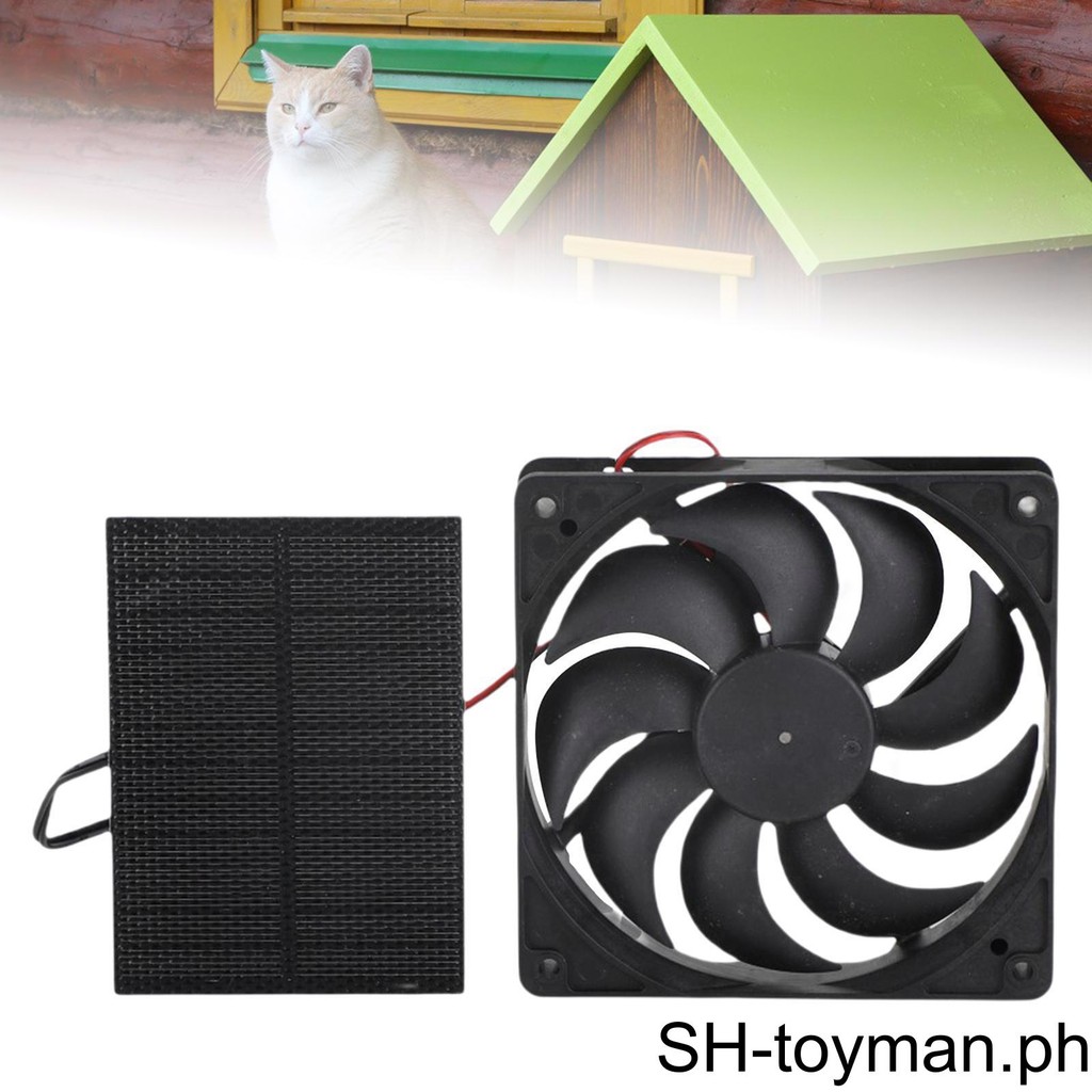 1/2/3 Efficient Solar Powered Fan Waterproof and Portable for RV Roofs