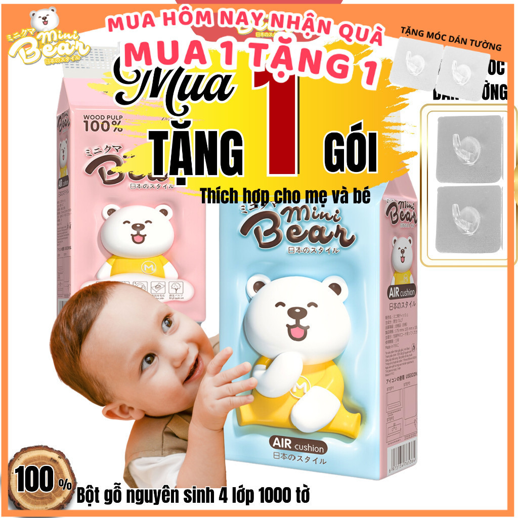 Minibear wallmounted retractable toilet paper, safe for sensitive skin
