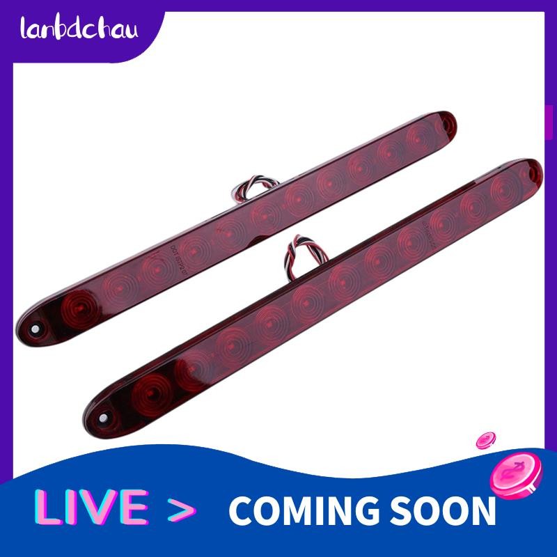 Red 15 Inch 11 Led Light Bar Sealed Stop Turn Tail Park Third 3Rd Brake