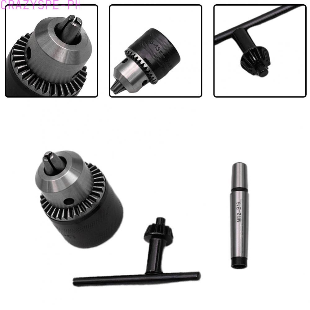 Mini Metal Lathe Tail Stock Drill Chucks Tools W/ MT2 Morse Taper Arbor