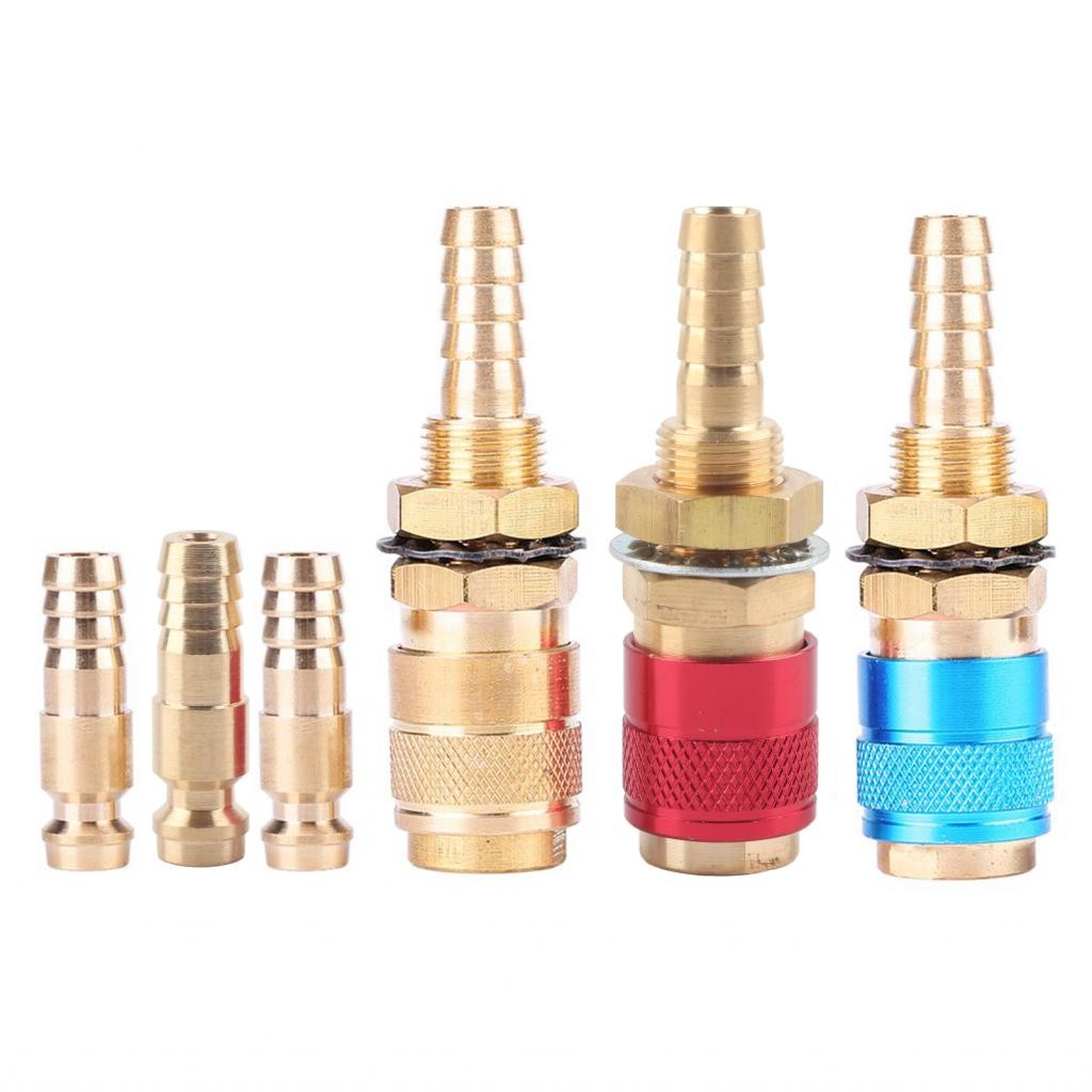 Quick Hose Connector Fitting Water Cooled Gas Adapter For MIG TIG