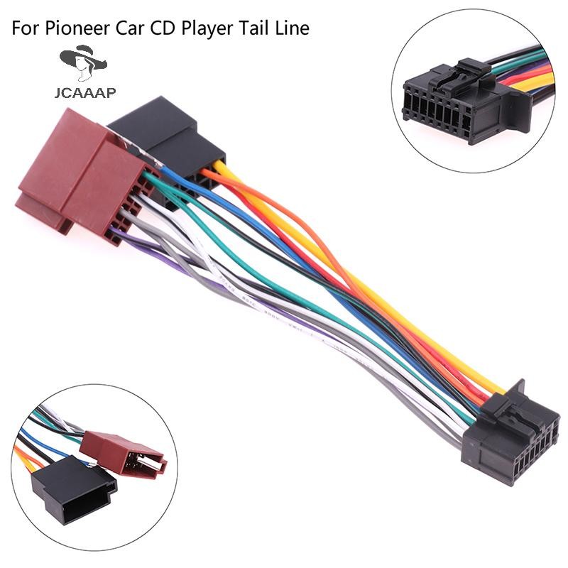 JCAAAP Radio ISO Wiring Harness Connector Audio Cable For Pioneer Car