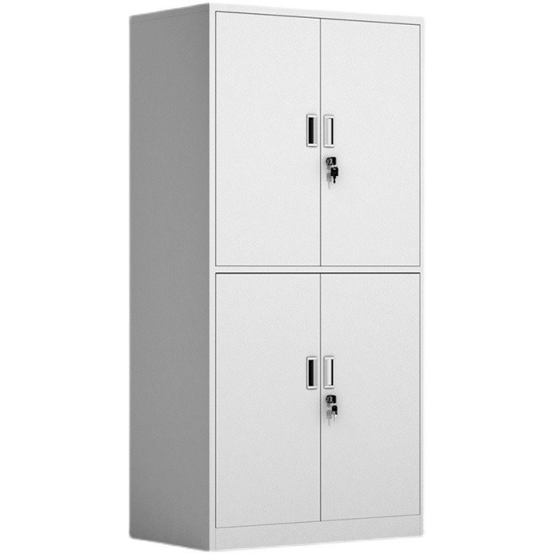 Double-Section File Iron Locker Office Data File Voucher Storage with ...