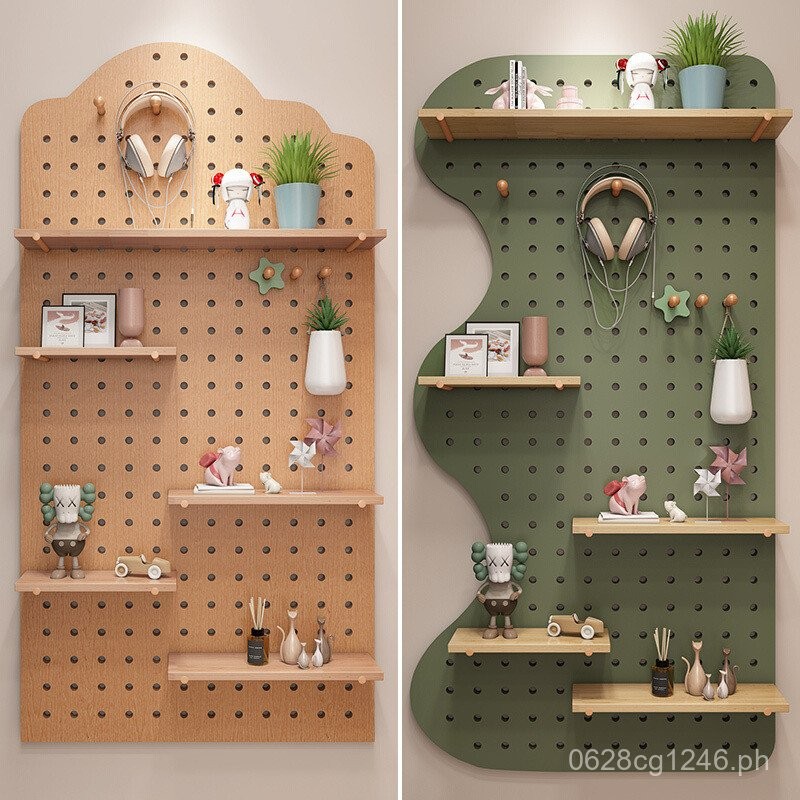 Storage Rack Organizer Entryway Wall Shelf Partition Board Hanging ...