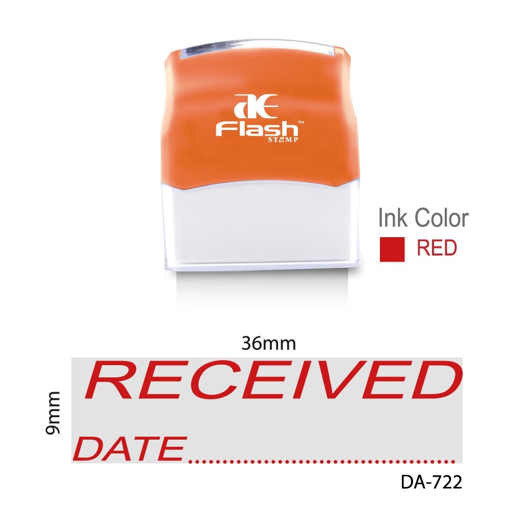 (RECEIVED with DATE) AE Made Stamp / Made Chop / Stamp DA-722 DA722 ...