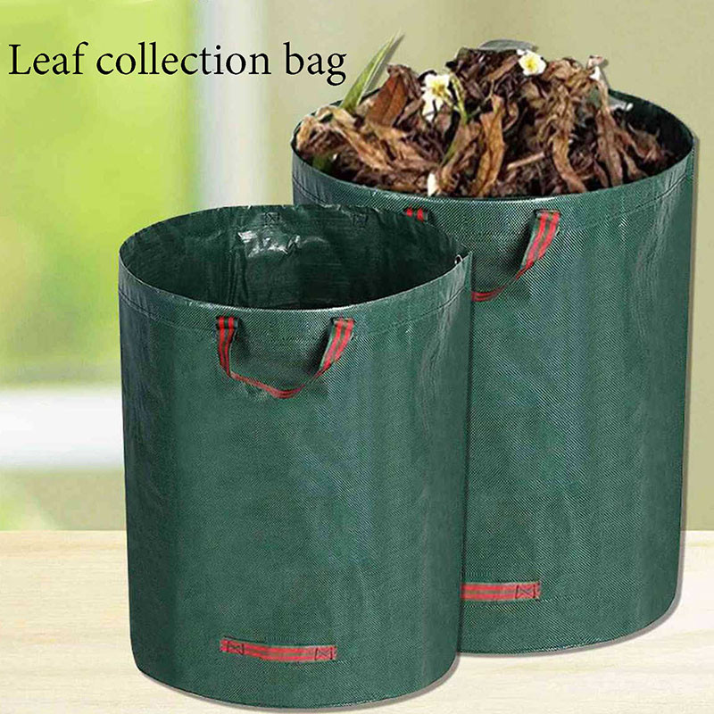 Waterproof PP Woven Garden Leaf Collection Bag For Fallen Leaves Lawn ...