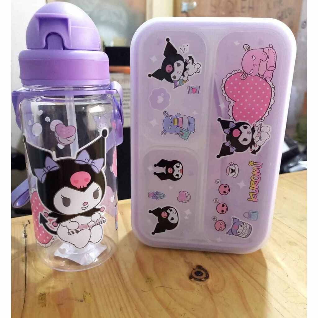 Lunch Box Set Mini Yoye Character Sanrio Kuromi 3675 X900 BPA FREE(SET ...