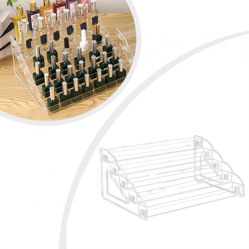 Sturdy Acrylic 4 Tier Display Riser for Makeup For Perfume and Food ...