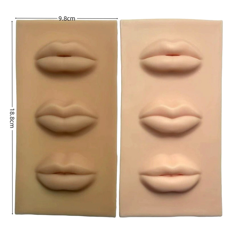 TGS 3D Lip Model Latex Tattoo Permanent Makeup Lip Coloring Practice ...