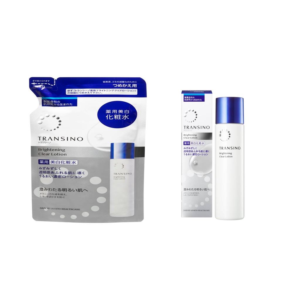 Transino Medicated Brightening Clear Lotion (150mL, includes sample ...