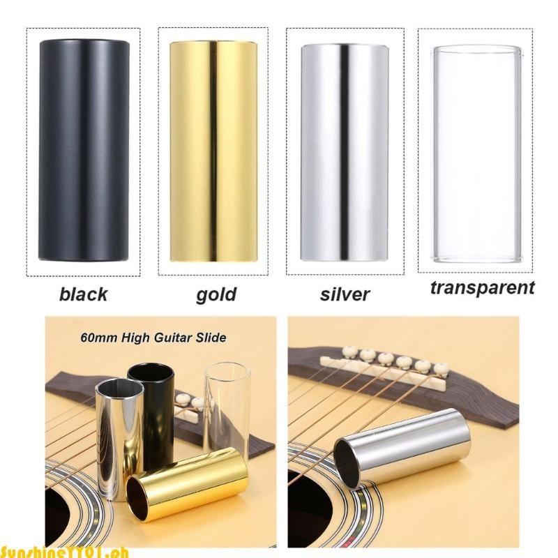 SUN Guitar Slide Stainless Guitar Slide Tone Bar for Stringed ...