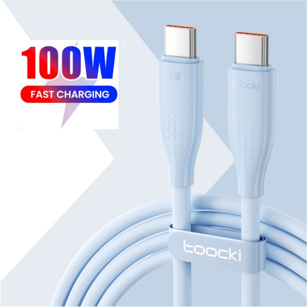 PD Dual Type C Fast Charging Cable 100W/60W Quick Charger USB C To USB ...