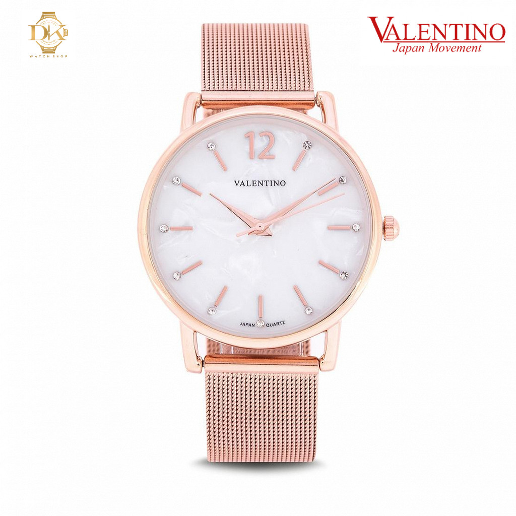 Valentino 20122228 MOP DIAL Rose Gold Stainless Steel Strap Analog Watch for Women Shopee Philippines