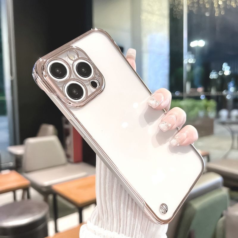 Luxury Plating Transparent Frameless Ultra Thin Case OnePlus 11 12