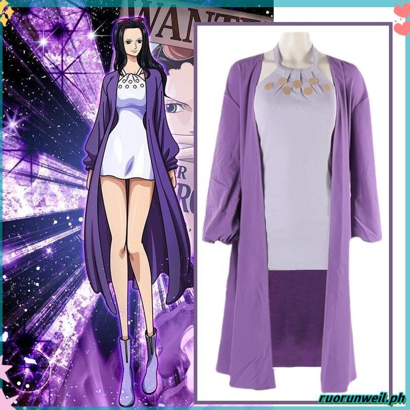 Anime One Piece Nico Robin Cosplay Costume Dress Outfit Halloween Party