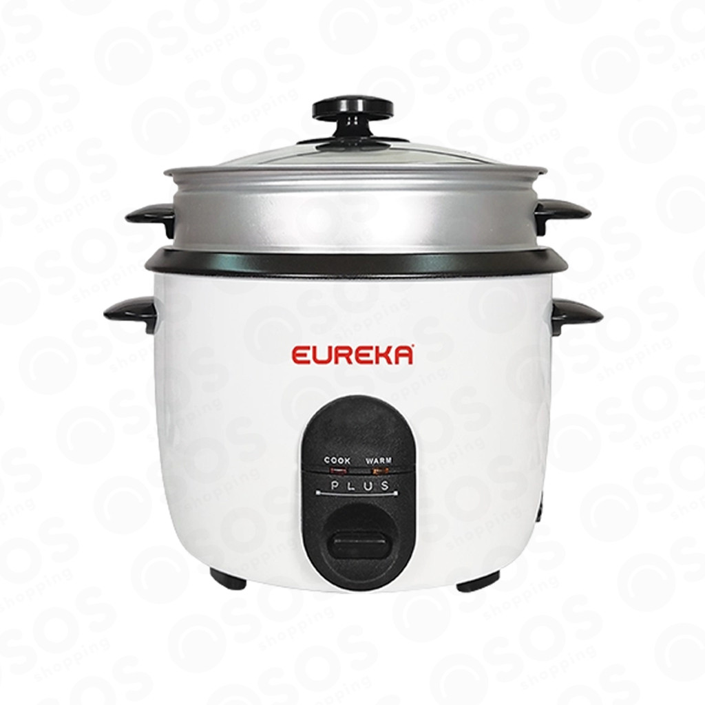 Eureka Automatic Drum Type Rice Cooker Glass Cover w/ Steamer 1.5L | 5 ...