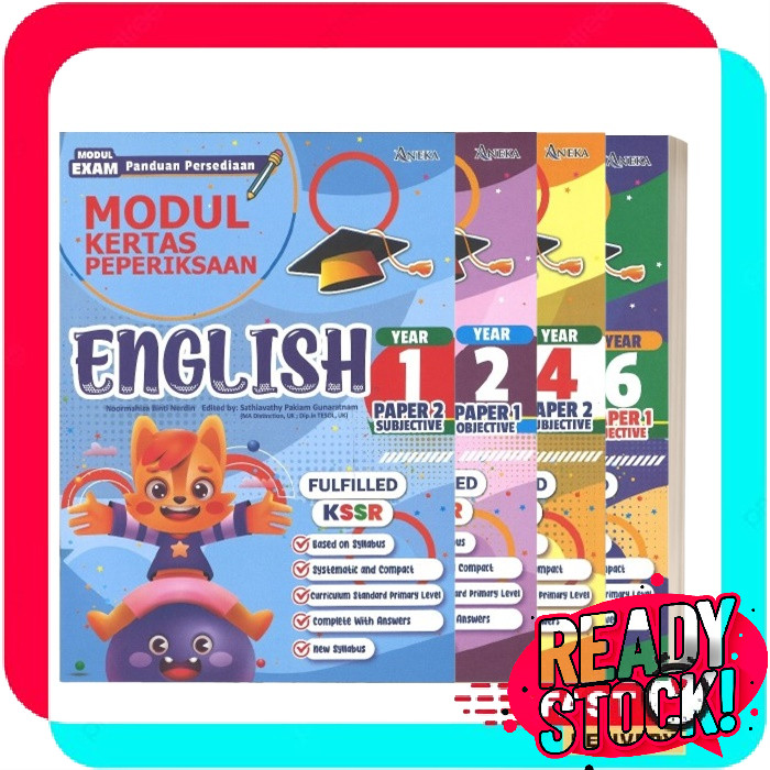 Various Paper Modules for Checking English Year 1,2,3,4,5,6 Objective ...
