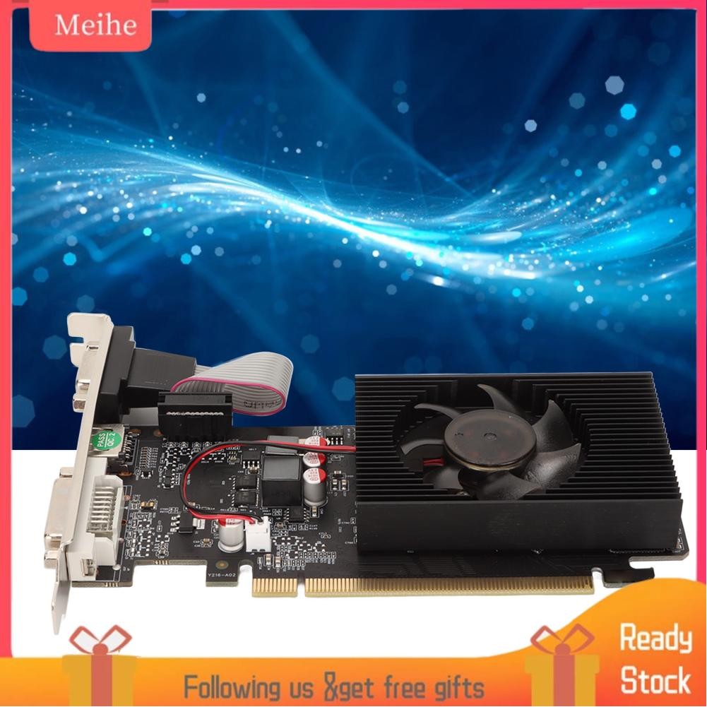 Meihe Graphics Card PC 1GB DDR3 Support VGA DVI DirectX 10.1 with 2 ...