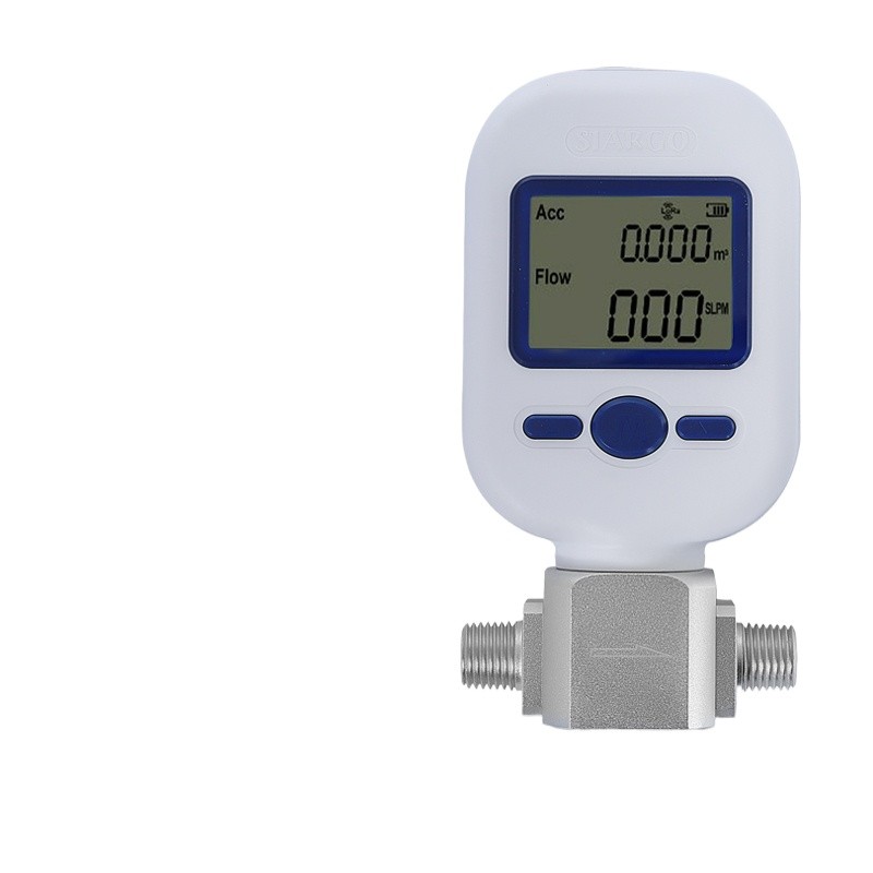MF57065712 micro digital display gas mass flow meter compressed air ...