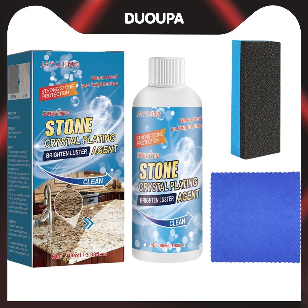 Stone Crystal Plating Agent with Sponge and Towel Marble Crystal ...