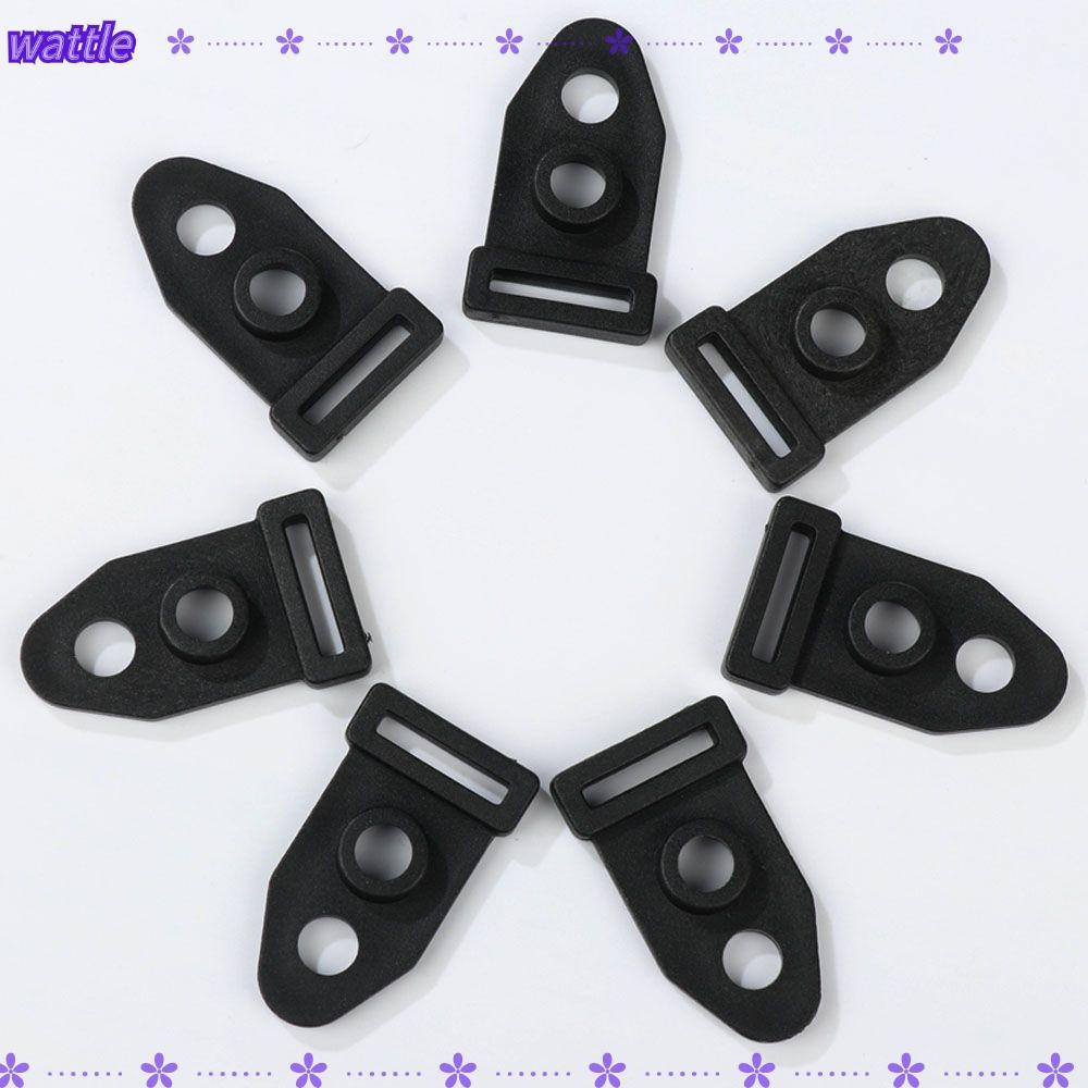 WATTLE 10/20pcs Wind Rope Buckle High Quality Tool Black Tent Feet ...