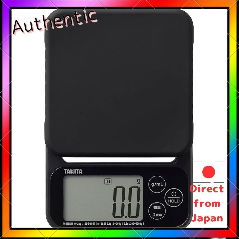 TANITA Cooking Scale KJ-222 Black 0.1g Unit Micro mL HOLD Kitchen ...