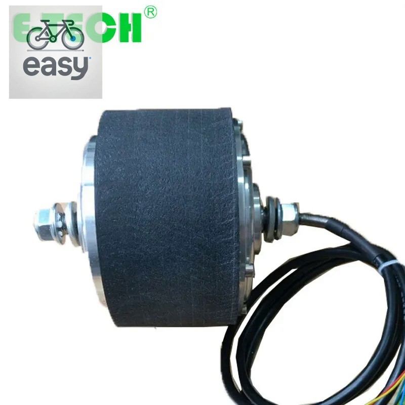 5 inch gear low speed high torque 24V 36V 200W hub motor with tire