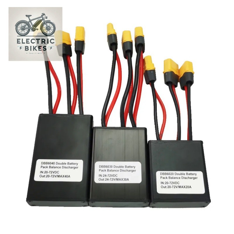 Double Battery pack Discharge Converter For Ebike 30A Dual Battery Pack