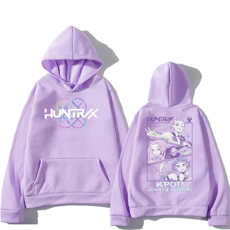 Demon Hunters Hoodie - Hip Hop Streetwear Sweatshirt Mit Cartoon Design