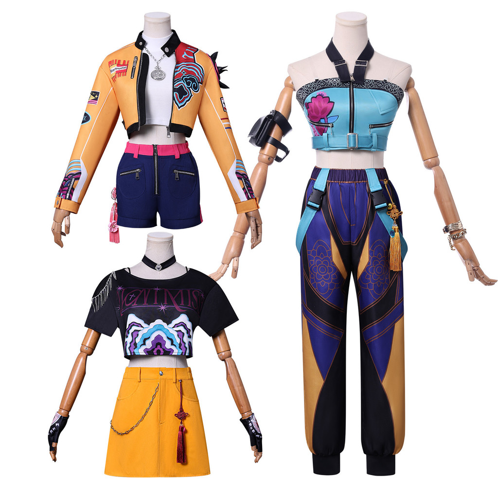 Costume Cosplay Rumi Hunter / Zoey Mira - Ensemble Complet Manteau + Chemise + Pantalon - Pour Halloween Et Carnaval