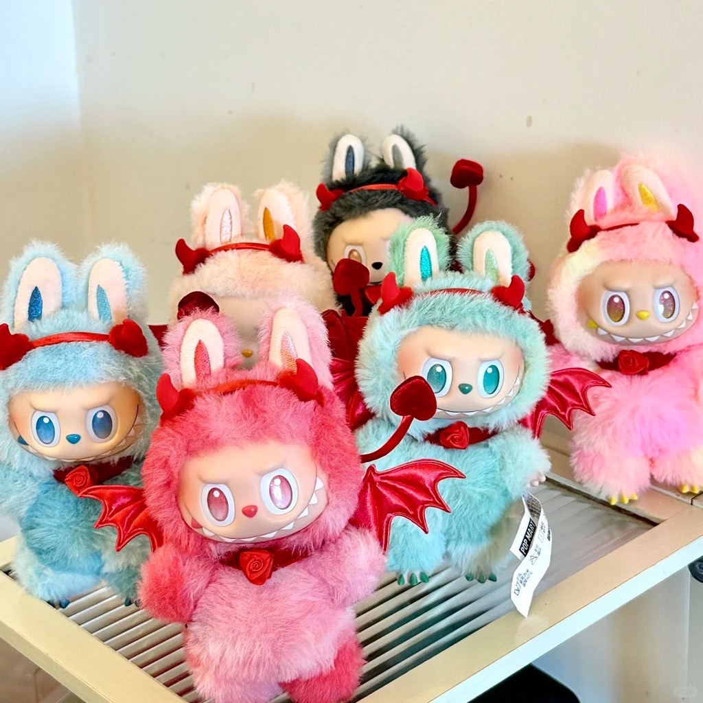 CF (No dolls) For 17 cm labubu series cape cute little devil Labubu ...