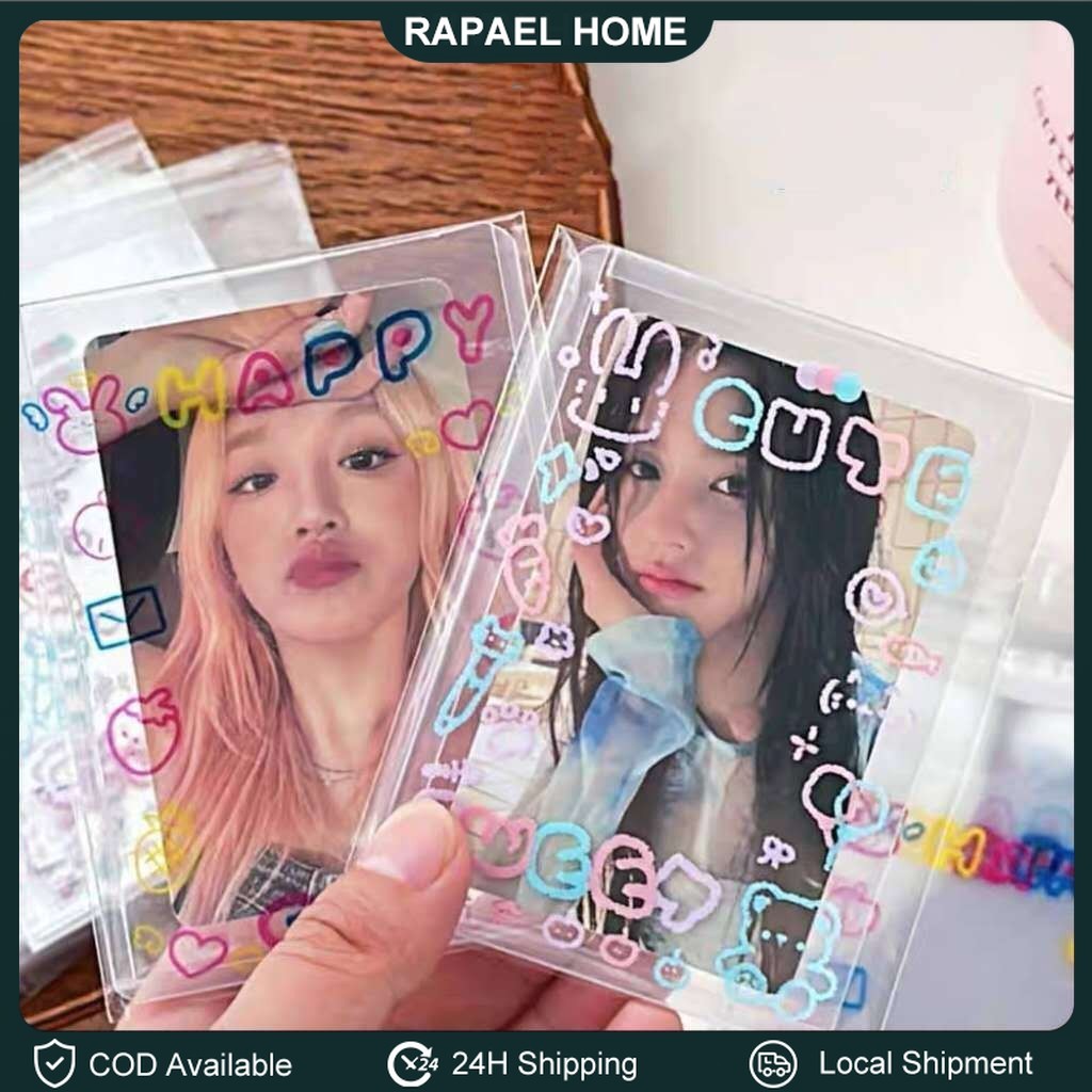 50pcs Clear Toploader Photocard Protector Transparent Card Sleeve Photo ...