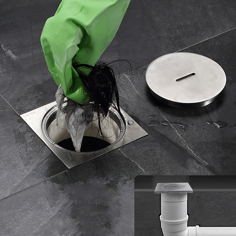 【Apex】 Thickened Clean Out Floor Drain 304 Stainless Steel Cleanout ...