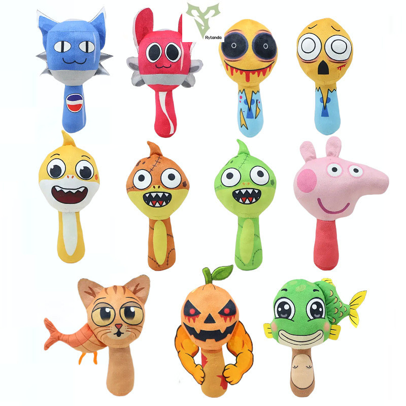 Rytanda Orange Family Box Cute New Sprunki Plush Toy Sprunki Incredibox ...